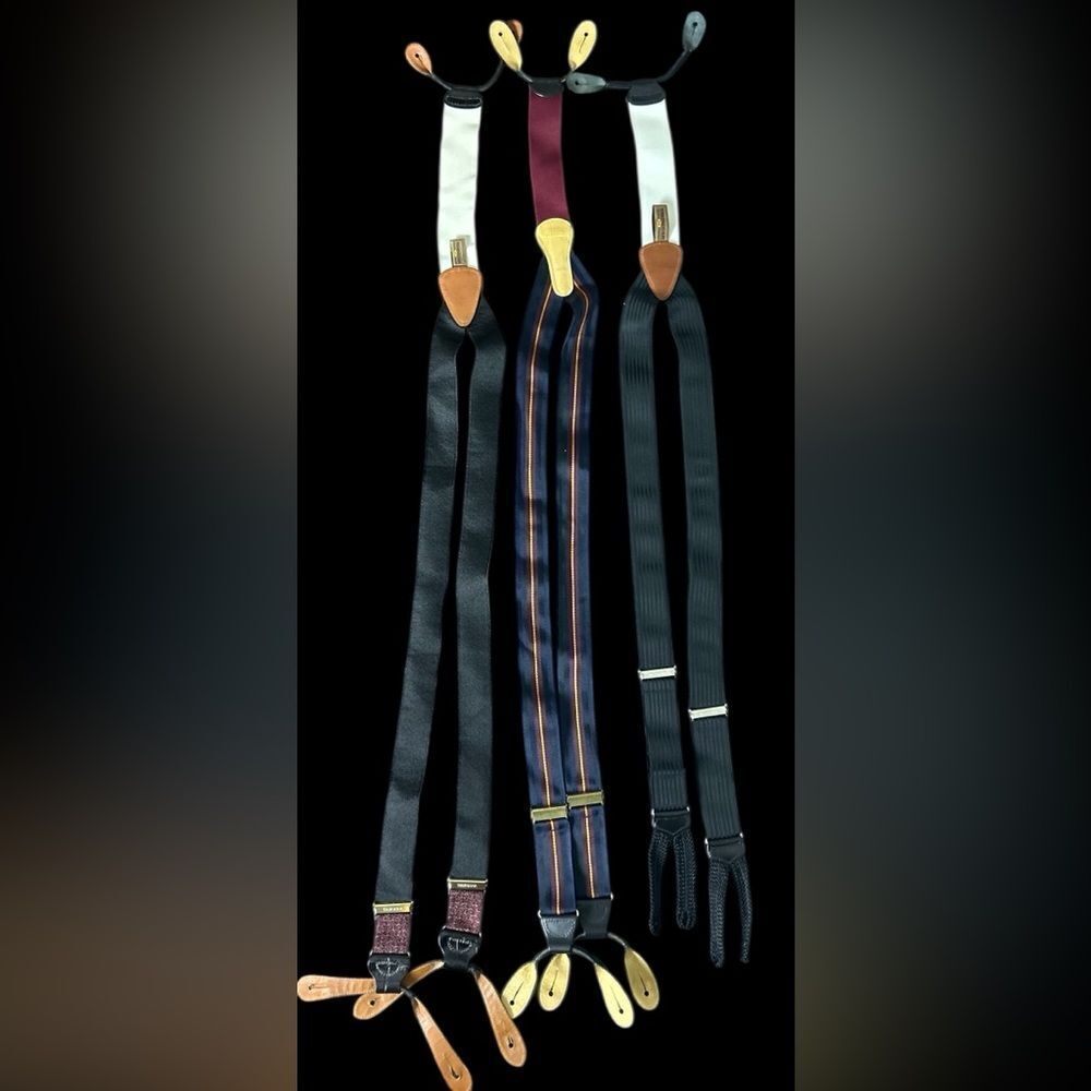 Bundle 3 pair of Mens Suspenders 2 Trafalgar and 1 Coach